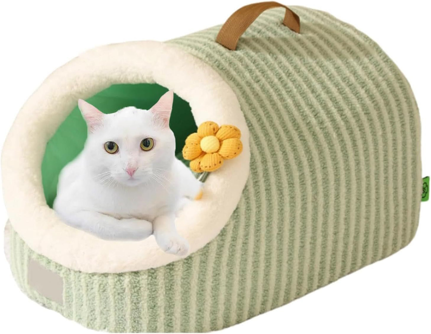 Cat House For Cats Cat Beds For Indoor Cats Cat Bed Cave With Removable Washable Cushioned Pillow Calming Cozy Soft Cat Cave