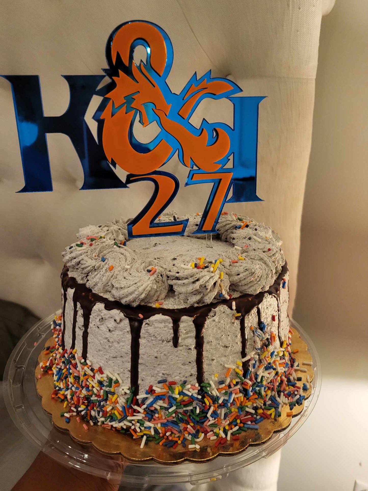 Acrylic Cake Topper- Crown Design