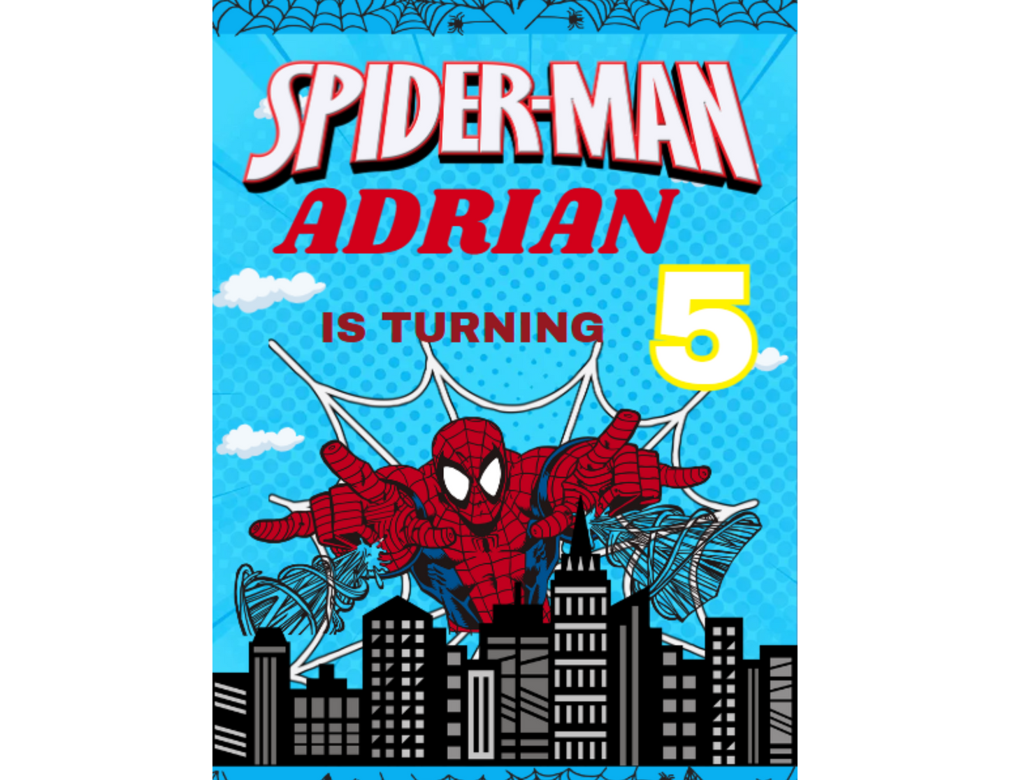 Party Favors Box - Customized - Spider Man 2 (Min Order Qty - 8)