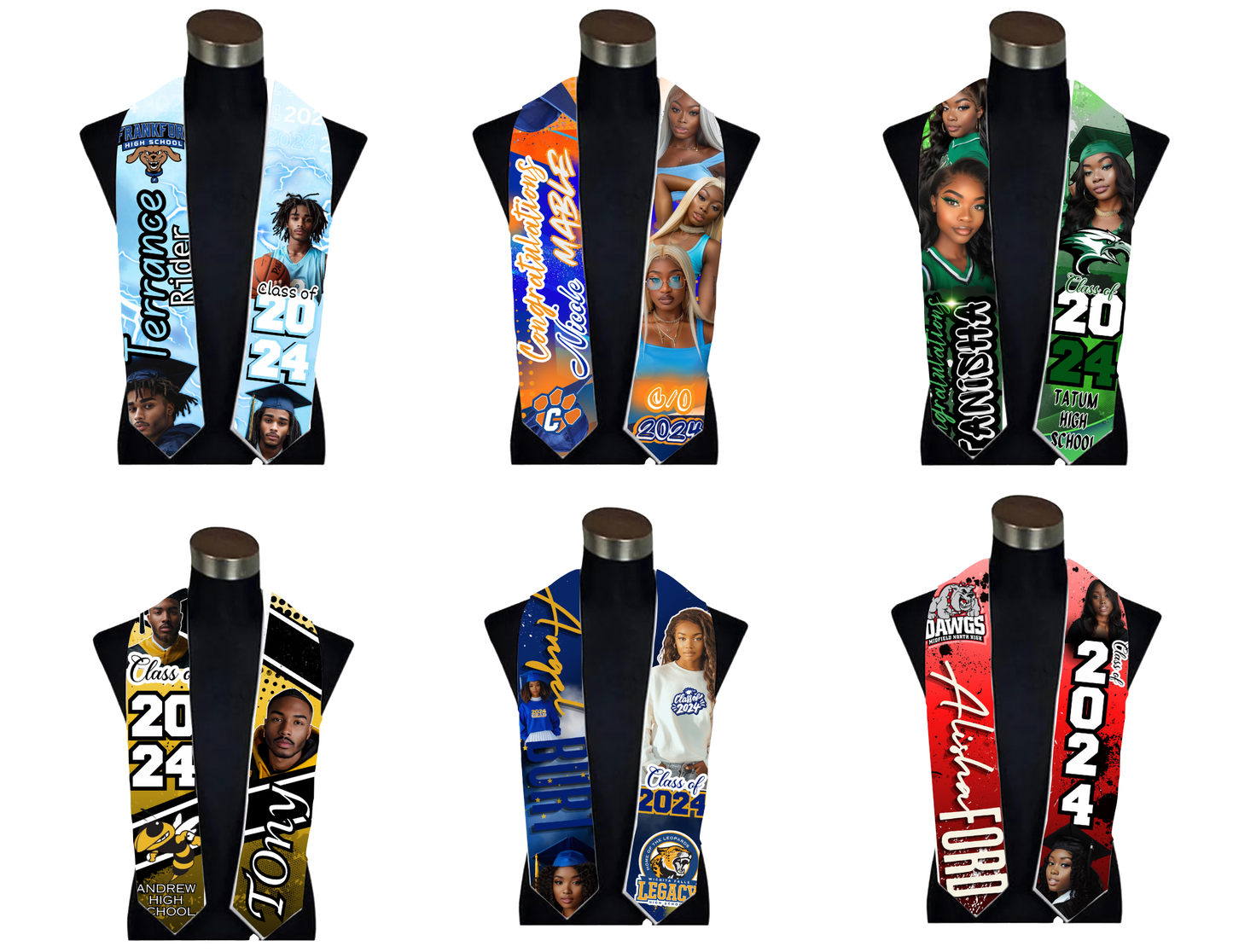 Graduation Stole - Personalized