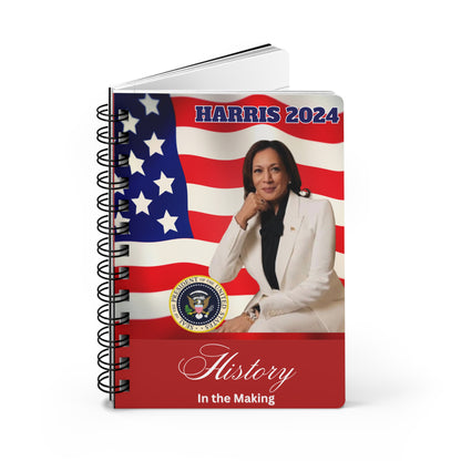 Kamala Harris Spiral Journal