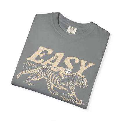 Easy Tiger with Sloth T-Shirt — Vintage Tiger Graphic Tee