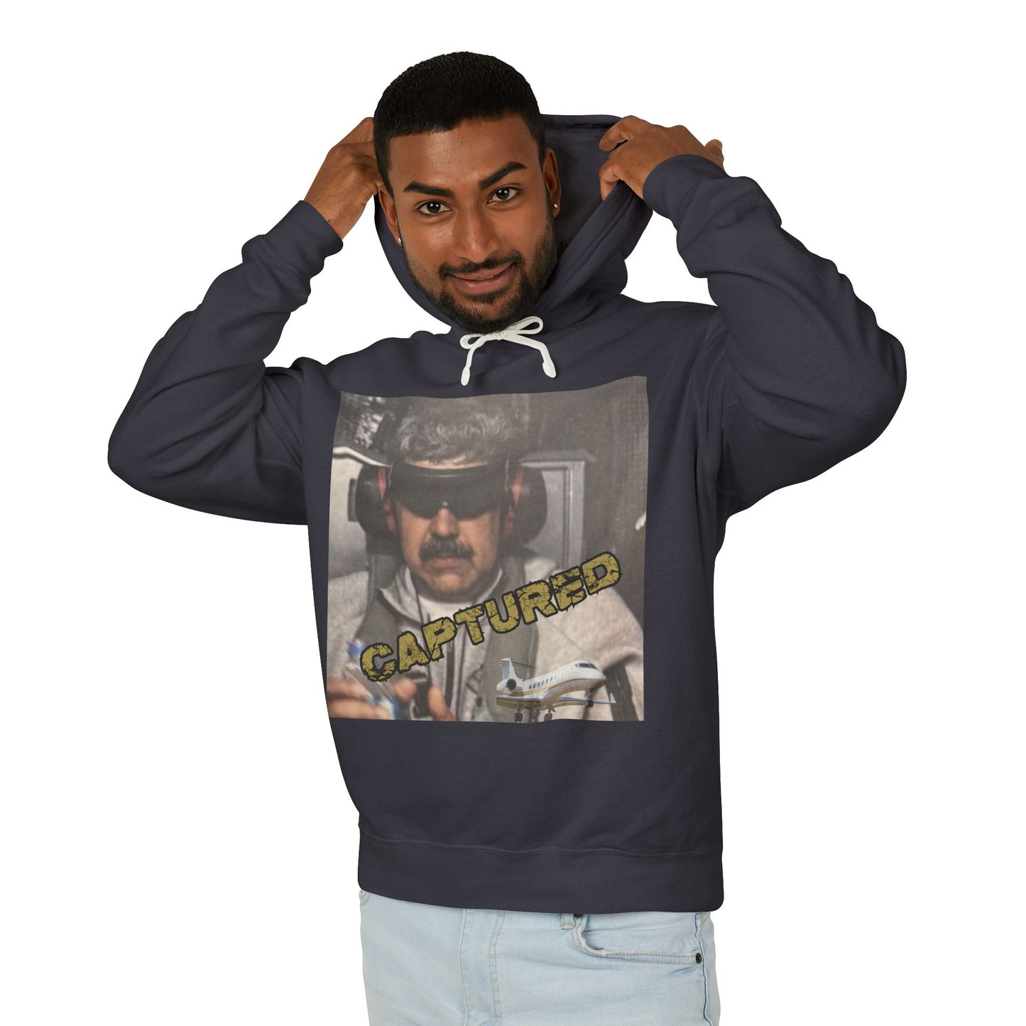 Captured Vintage Cop Hoodie – Retro Photo Graphic Sweatshirt