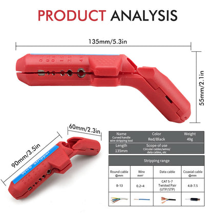 Multifunctional Wire Stripper Wire And Cable Stripping And Peeling Tool