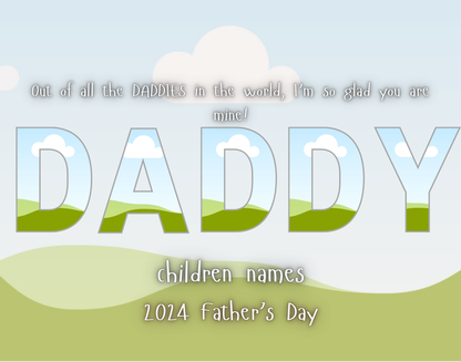 Custom Father's Day Frame Bundle Template