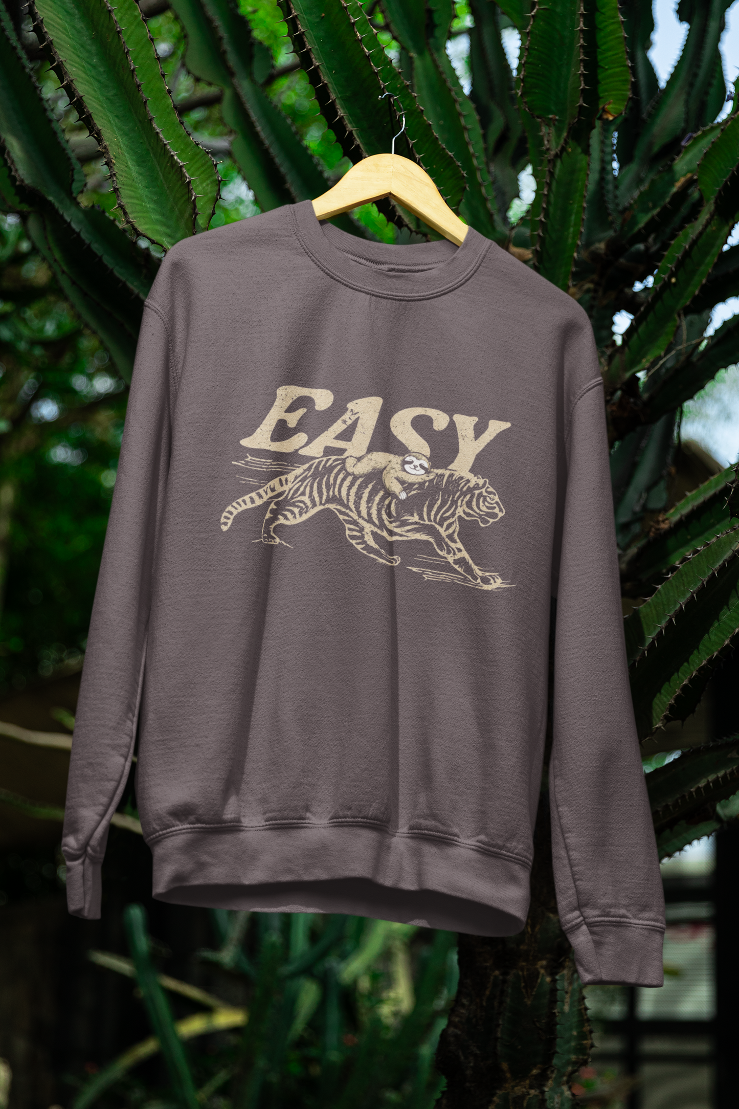 Easy Tiger with Sloth Sweatshirt