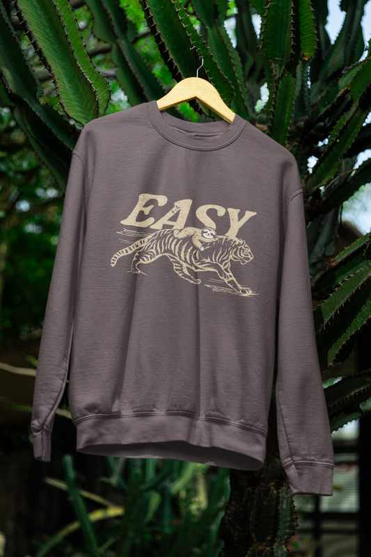 Easy Tiger with Sloth Sweatshirt