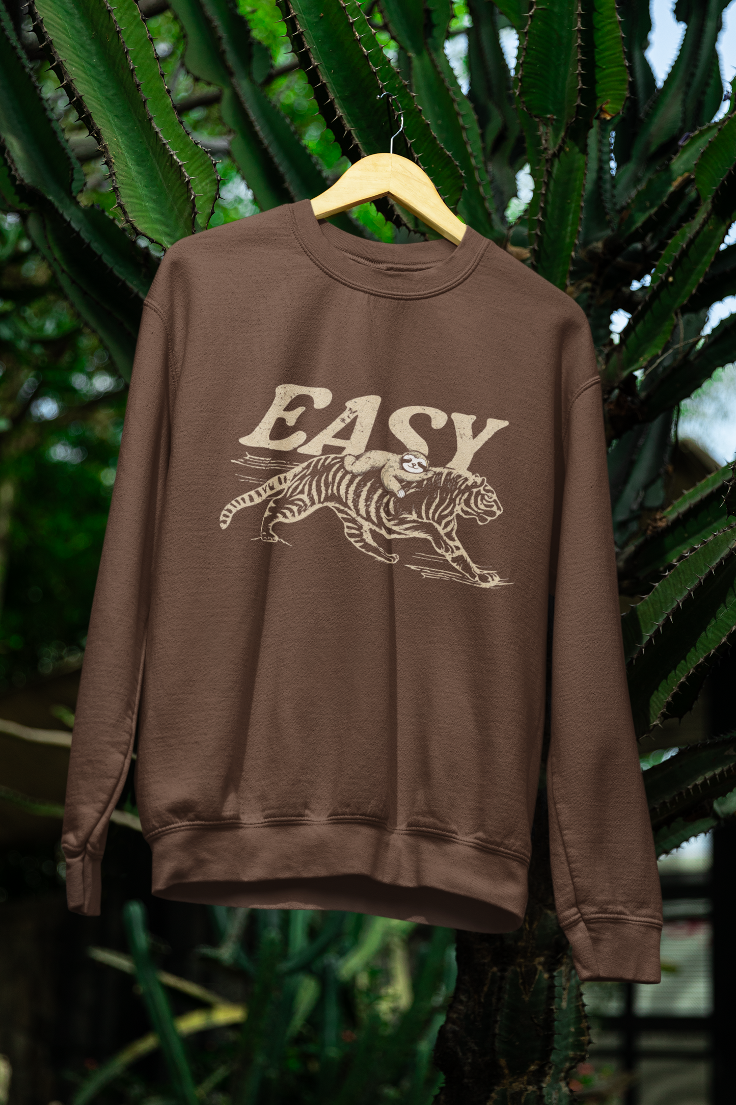 Easy Tiger with Sloth Sweatshirt