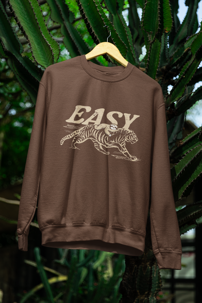 Easy Tiger with Sloth Sweatshirt