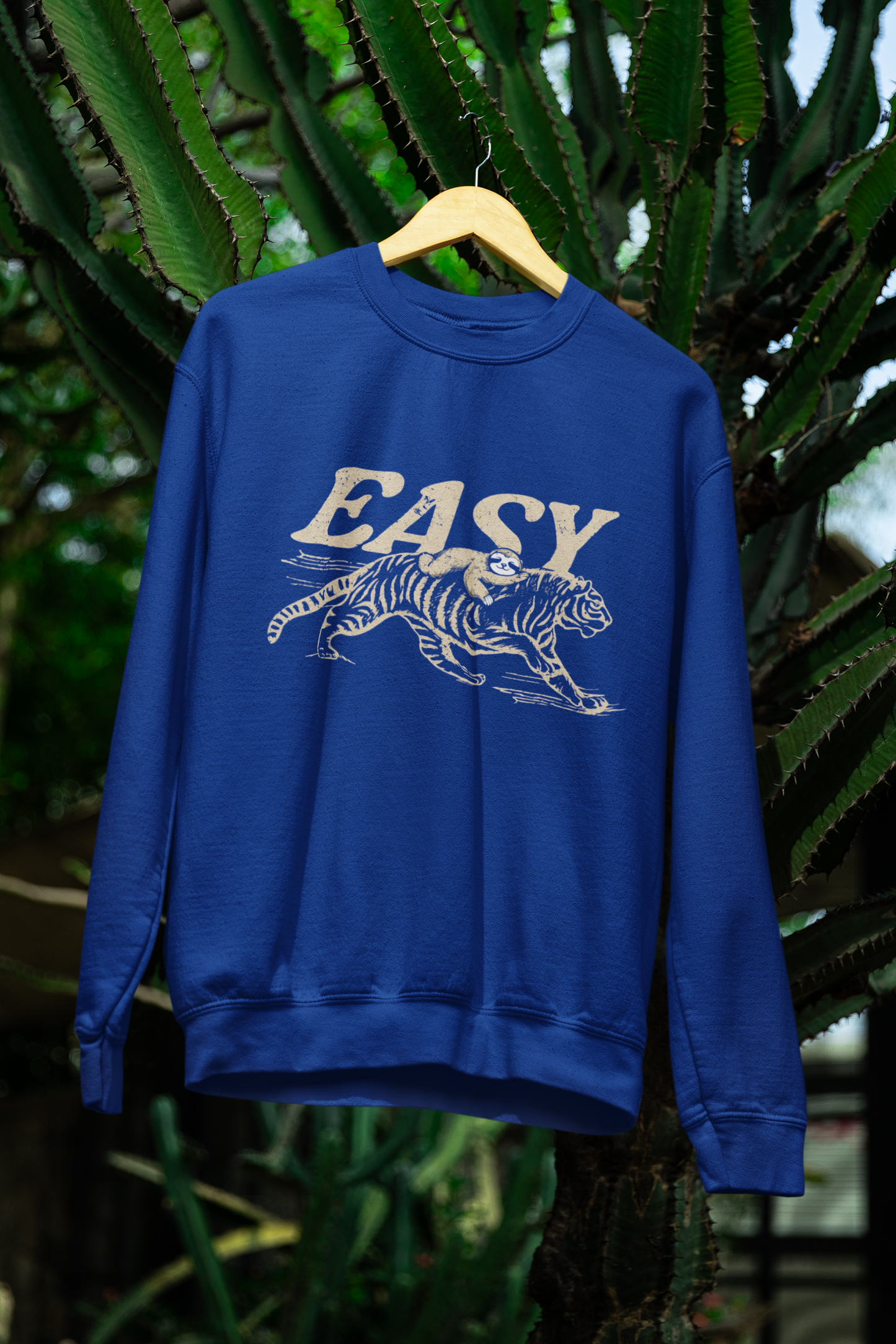 Easy Tiger with Sloth Sweatshirt
