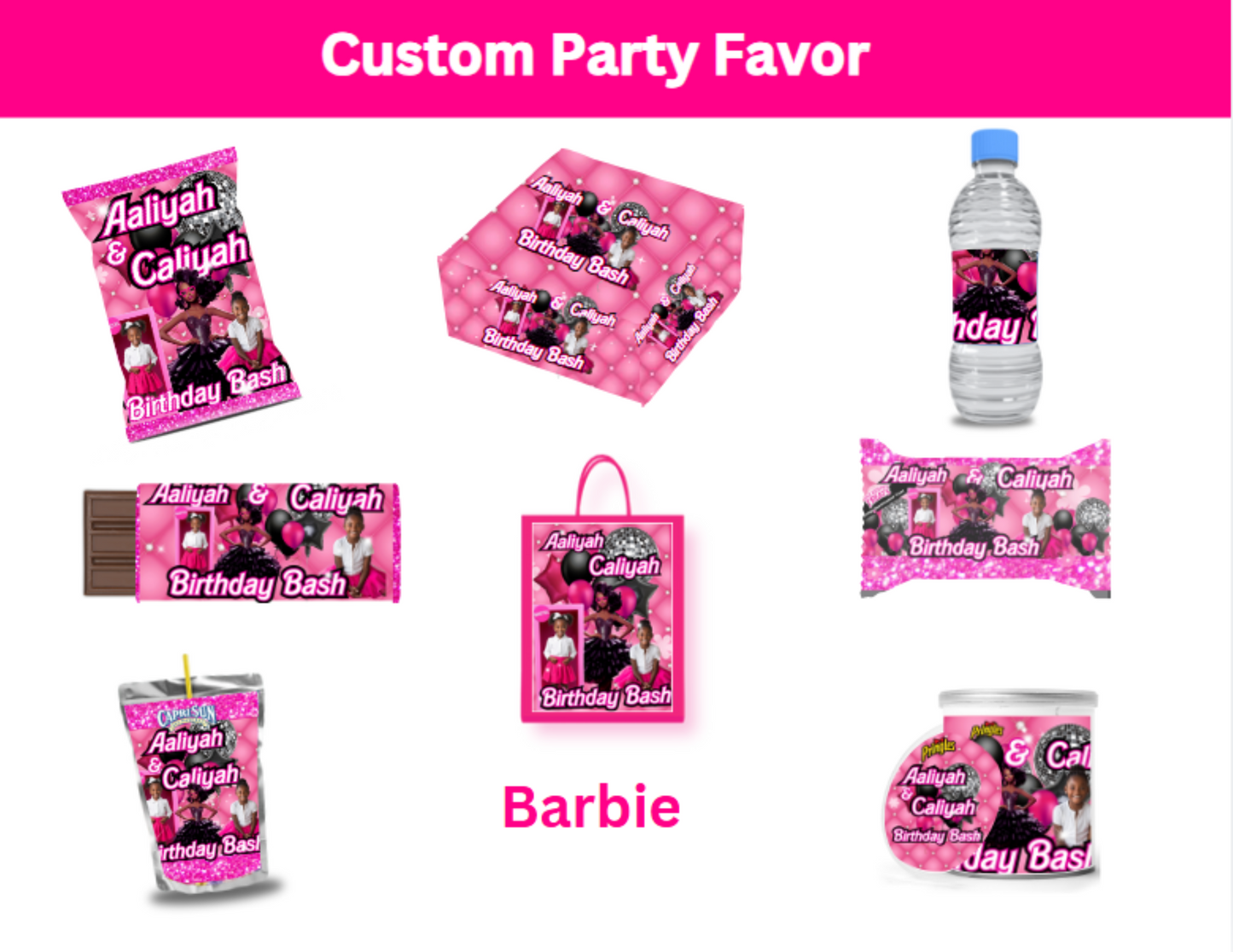 Party Favors Box - Customized - Alaliya- (Min Order Qty - 8)