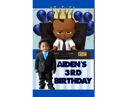 Party Favors Box - Customized - BossBaby Boy - (Min Order Qty - 8)