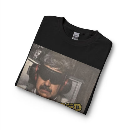 Captured Photo Tee — Retro Police Mugshot Long Sleeve Shirt