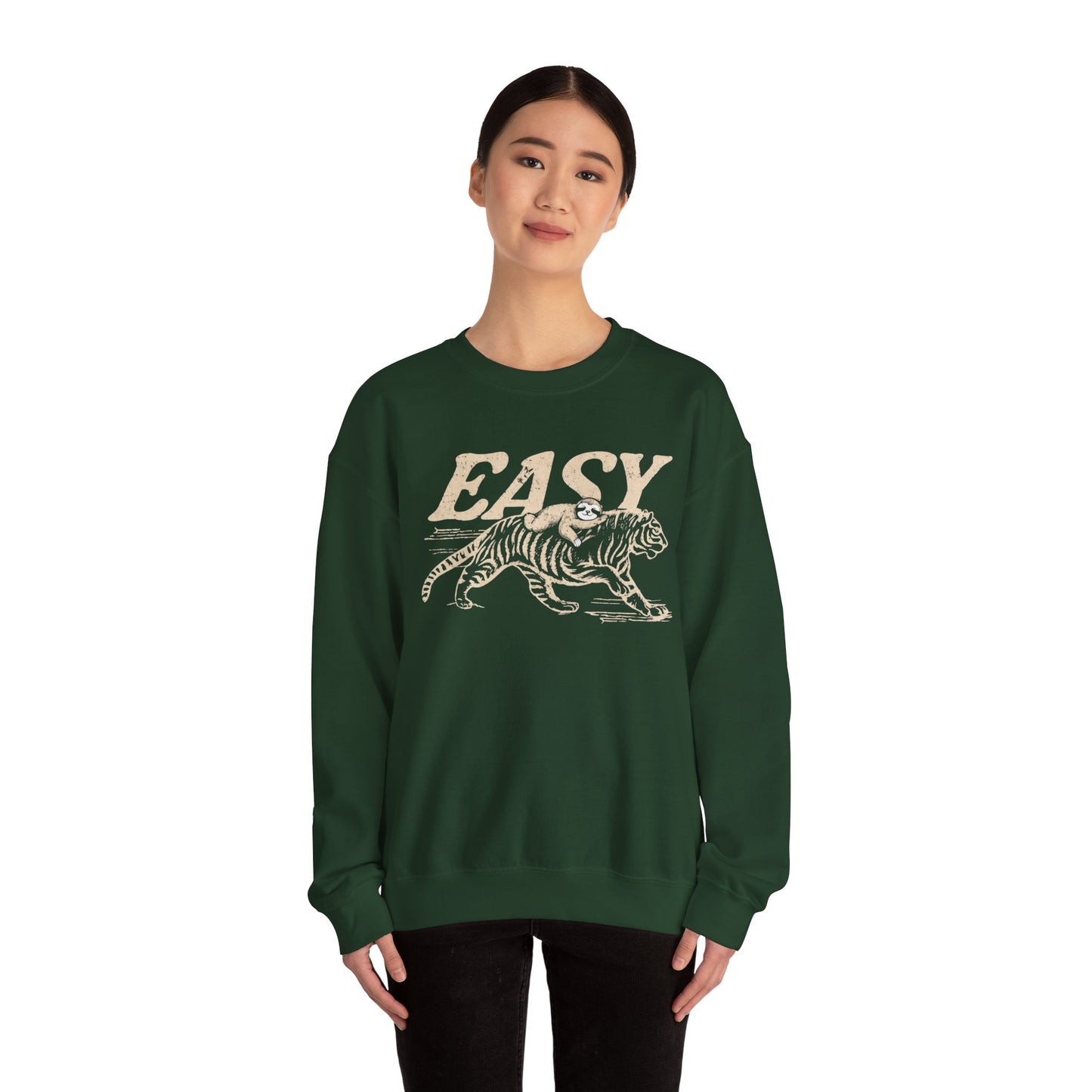 Easy Tiger with Sloth Sweatshirt