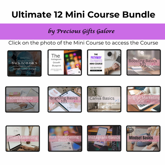 The Ultimate 12 Mini Course Basics Bundle