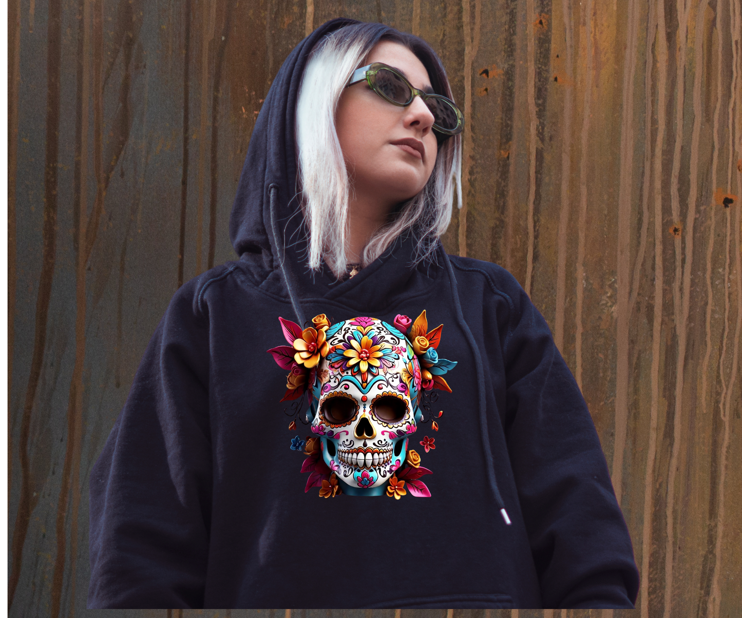 Sugar Skull T-shirt or Hoodie