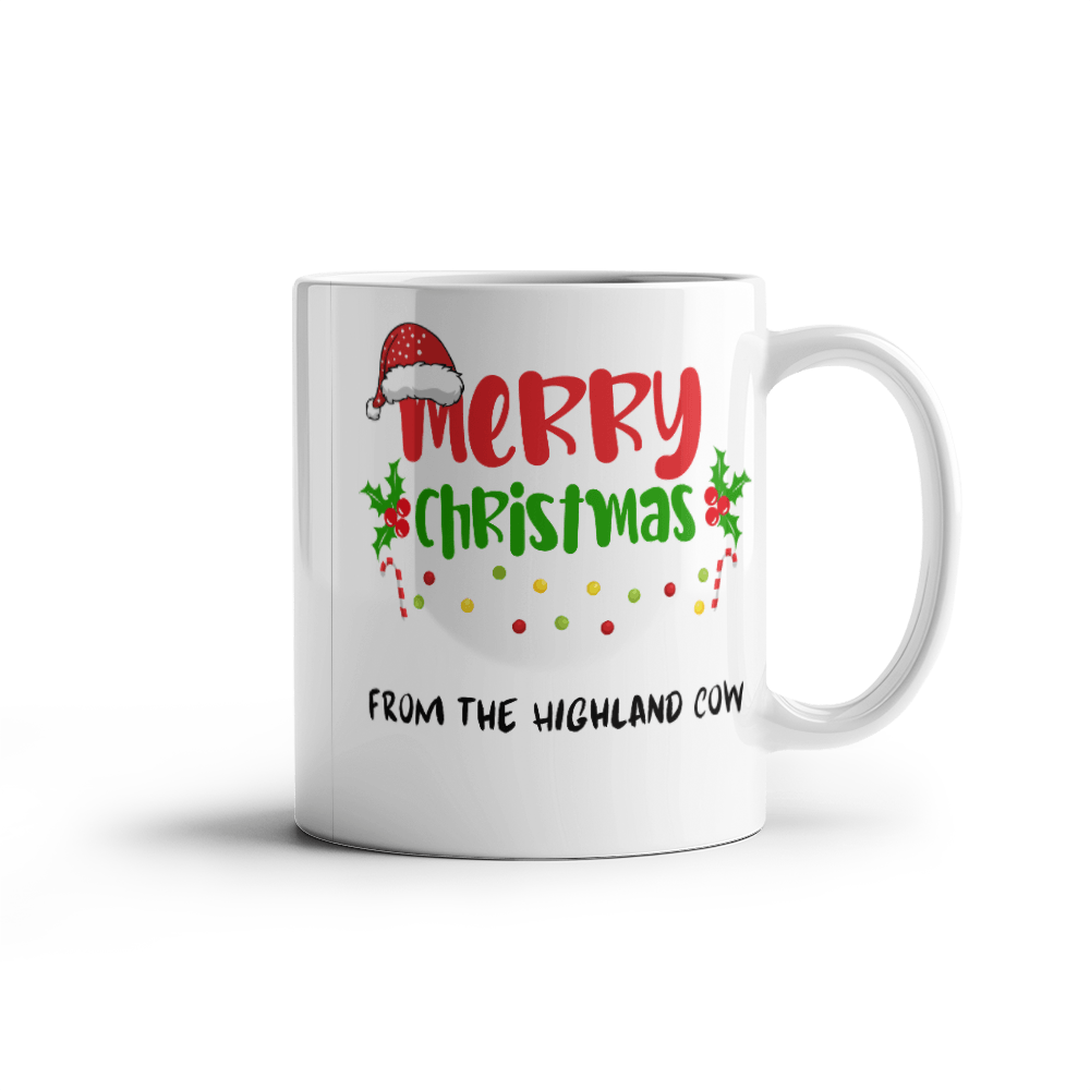 Highland Cow Mug - Christmas