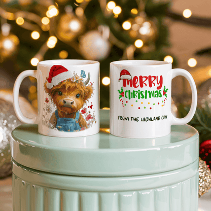 Highland Cow Mug - Christmas