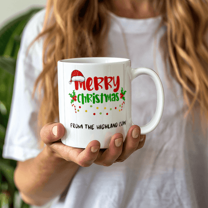 Highland Cow Mug - Christmas