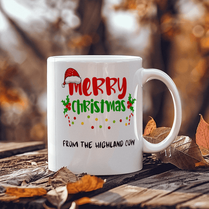 Highland Cow Mug - Christmas