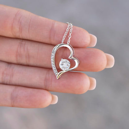Too My Boo Heart Shaped Necklace for Daughter