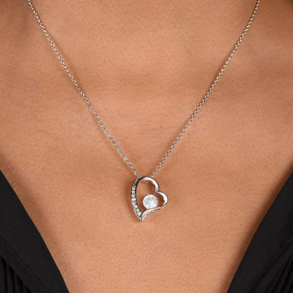 Too My Boo Heart Shaped Necklace for Daughter