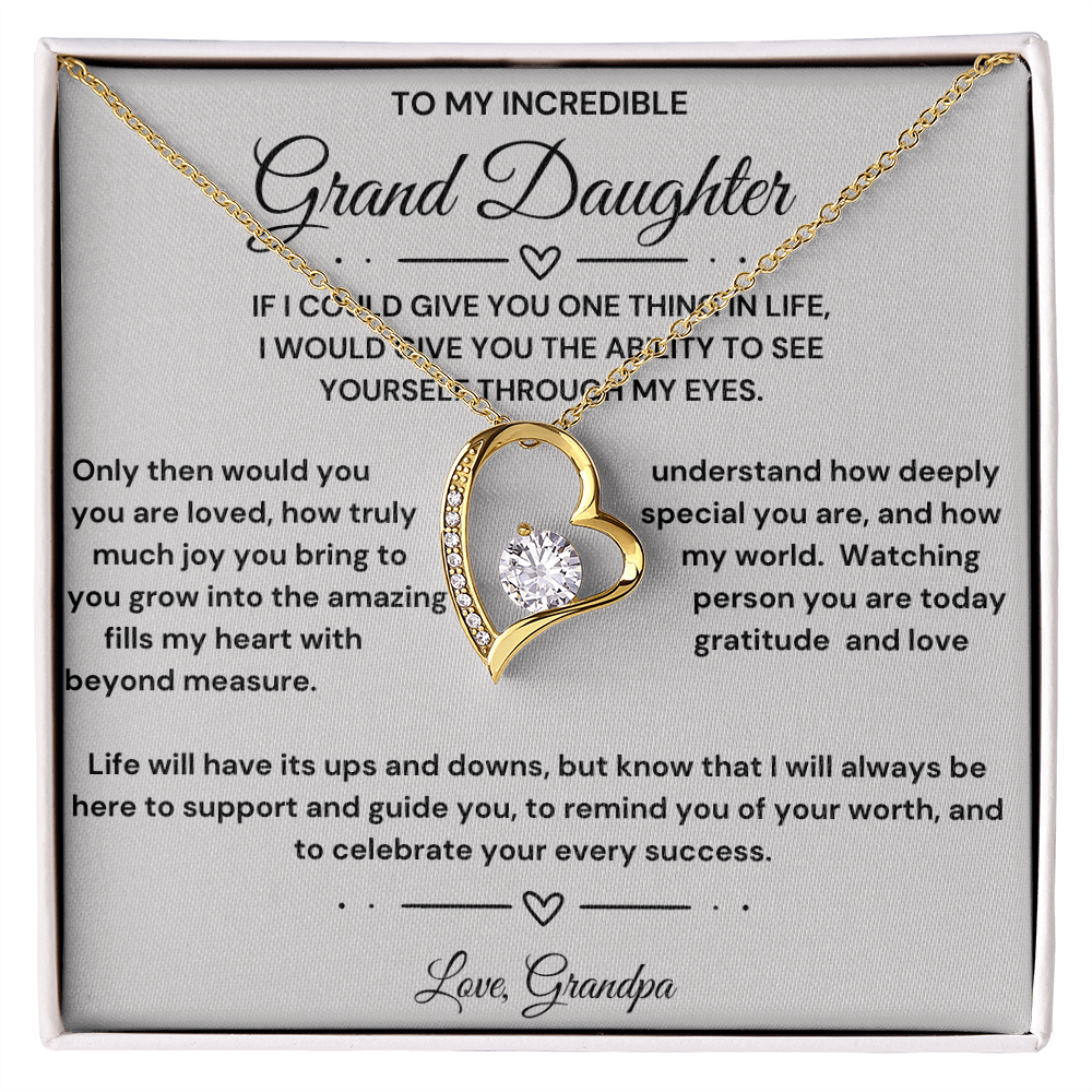 Grand Daughter Heart Necklace