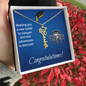 Graduation Cap Custom Name Necklace