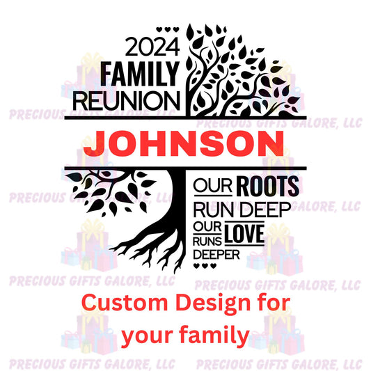 Family Reunion Tree - Our Roots Run Deep